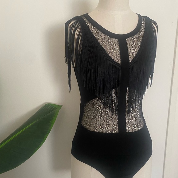 Festival Fringe and Lace Bodysuit - Picture 5 of 9